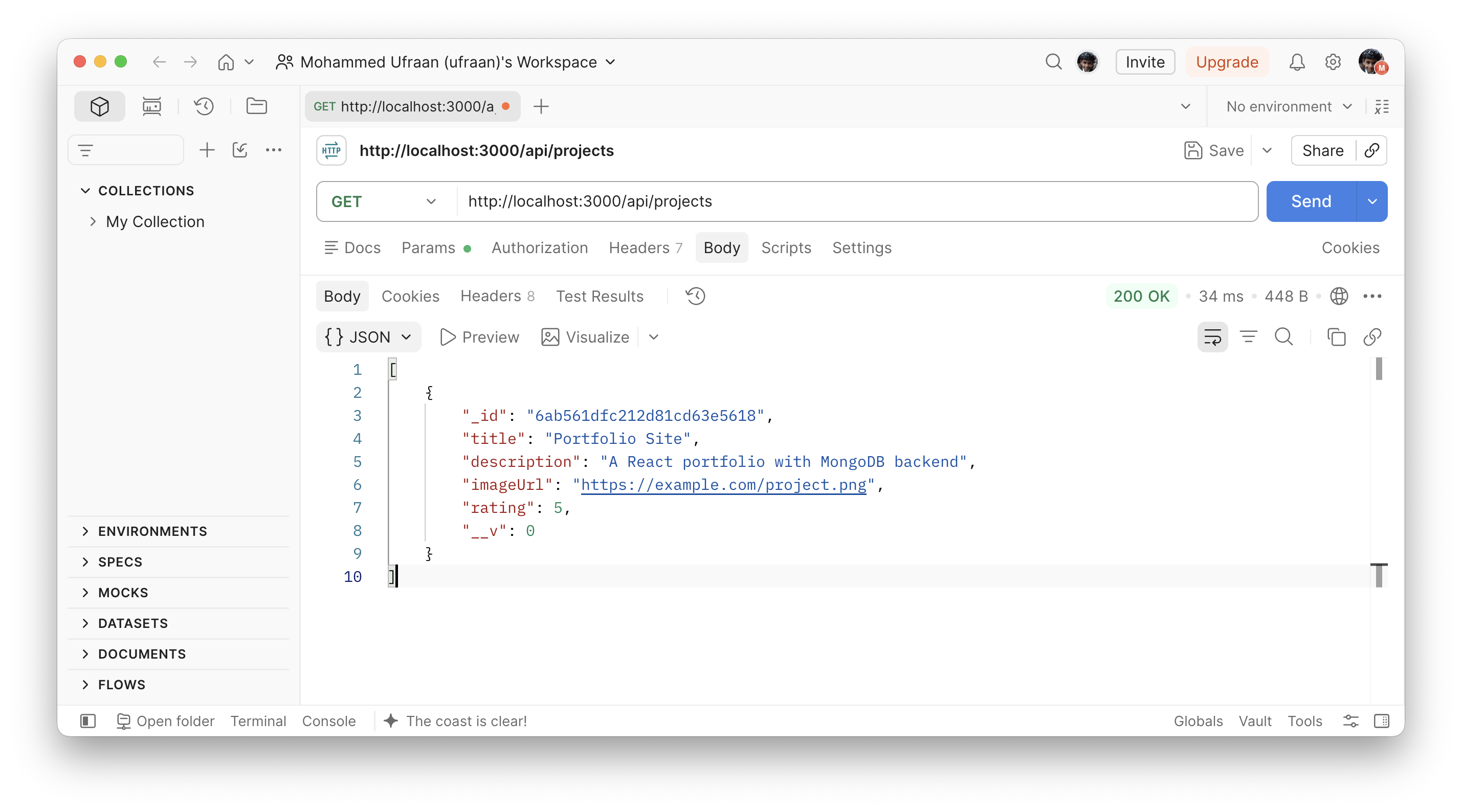 GET /api/projects