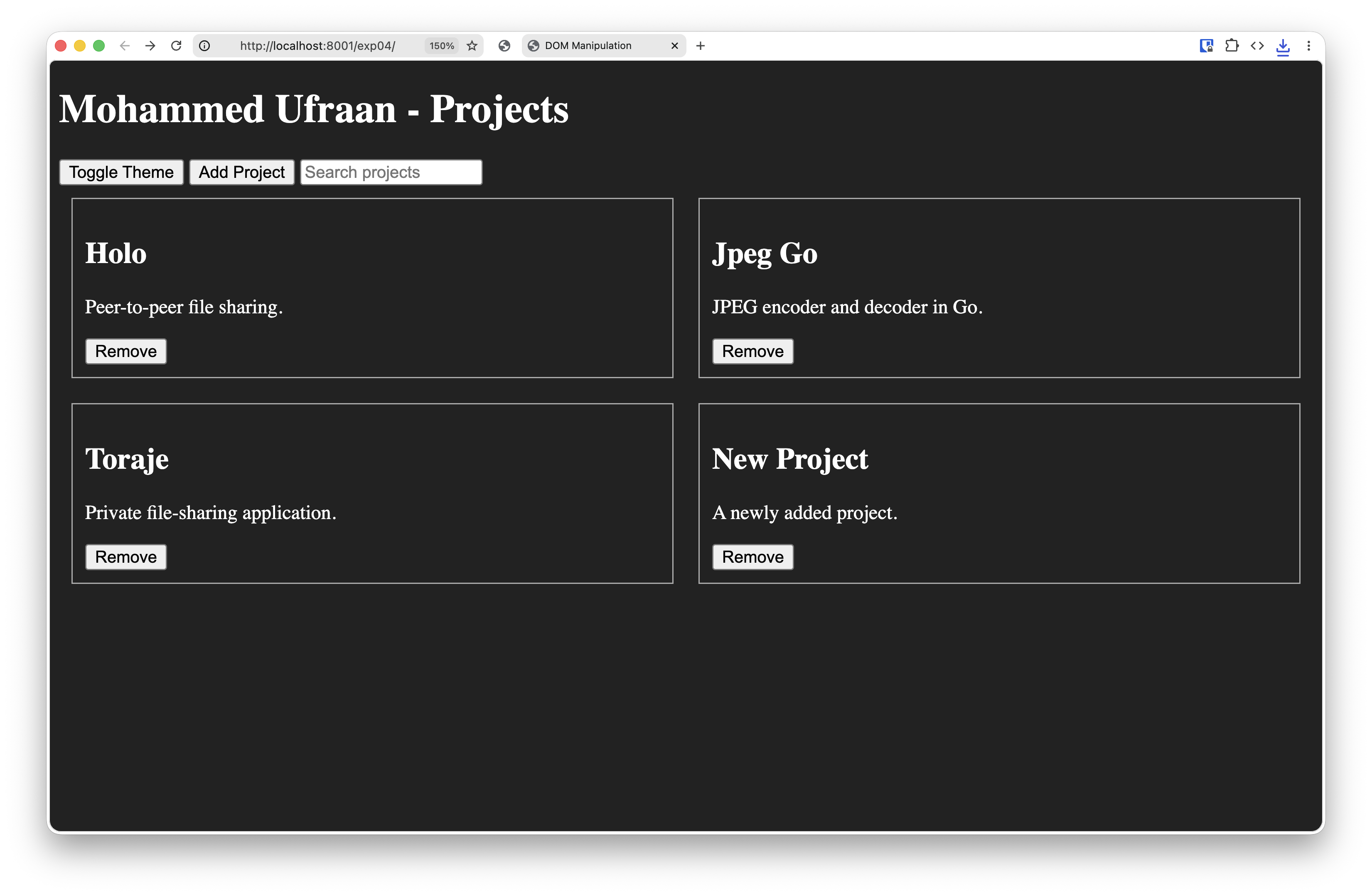 Dark theme